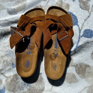 Birkenstock Soft Footbed Suede Leather